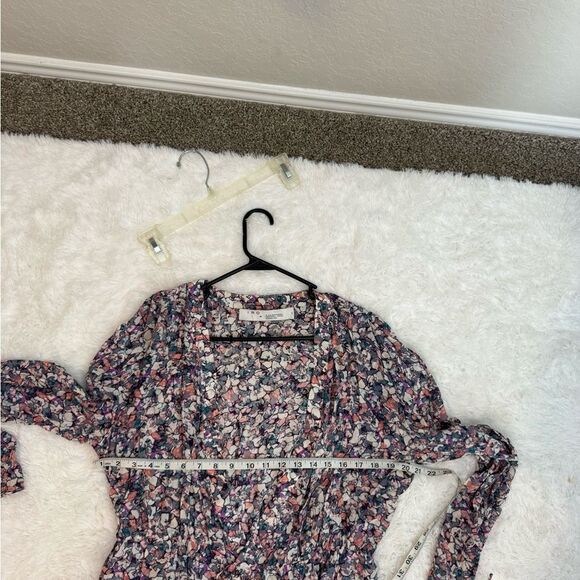 IRO Usige Printed Crepe De Chine Blouse Size XS/S - 34 - Picture 11 of 12